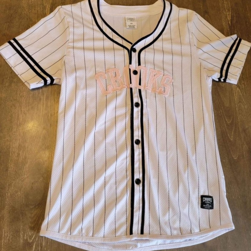 Crooks & Castles Baseball Jersey Style Shirt